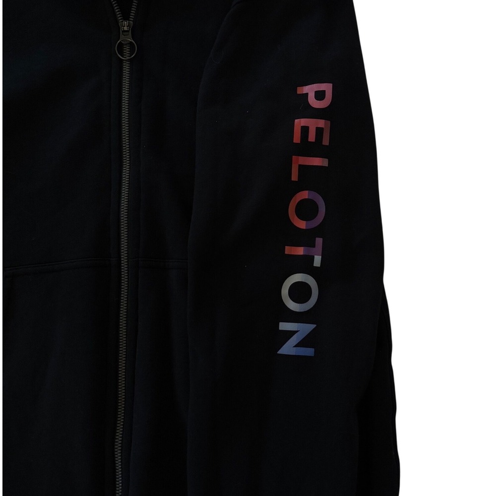 Lululemon x Peloton All Yours Full Zip Hoodie Black Oversized Scuba Sweatshirt 8 - Picture 6 of 9